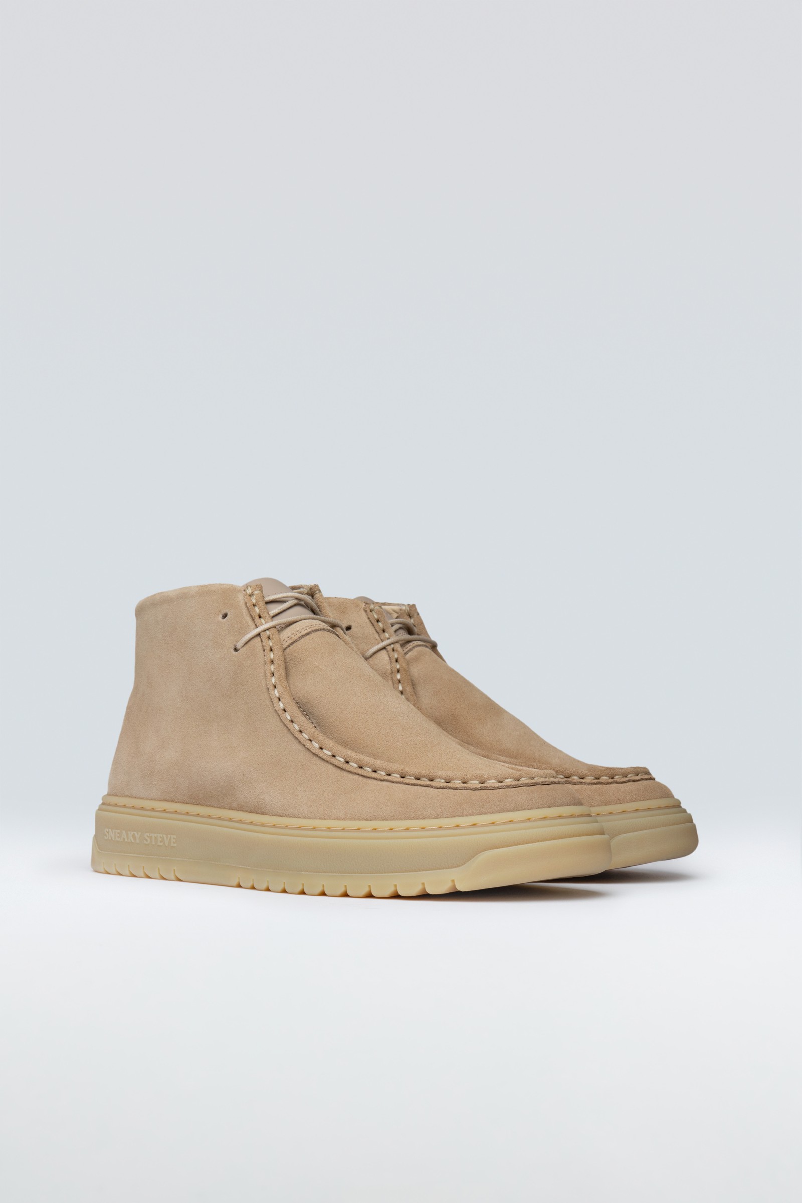 Core Mid U Suede Lt Beige - Sneaky Steve