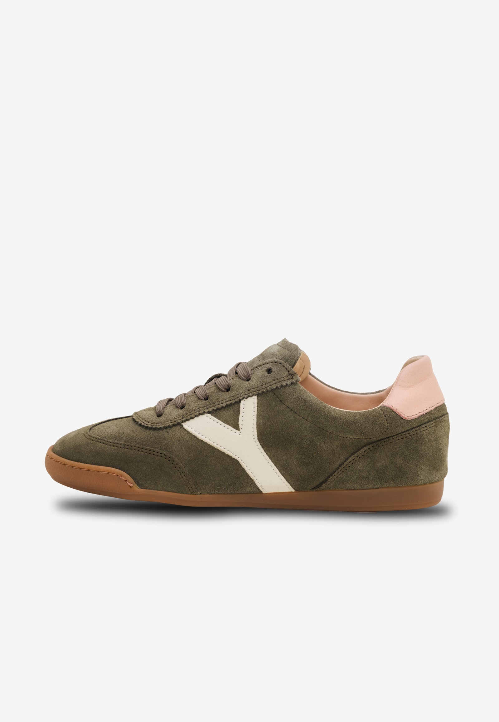 Milwauke Slim Suede W Forest/Pink